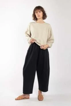 Micaela GregFaded Barrel Pant - Black -CYNTHIA Clothing Shop Micaela Greg Faded Barrel Pant Black 20230314084934 1