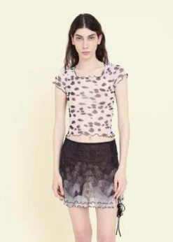 PriscaveraMesh Mini Skirt -CYNTHIA Clothing Shop Midnight Lambs Mesh Mini Skirt 20221111201958 2