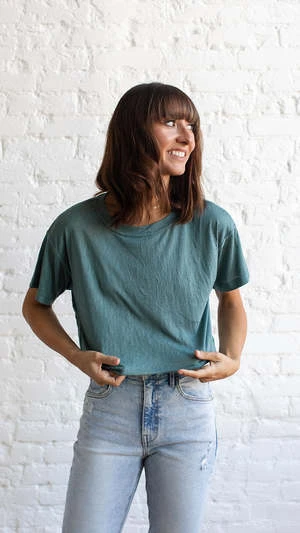 Dress ForumNealy Teal Tee - Teal 4 Dress ForumNealy Teal Tee - Teal - Image 2