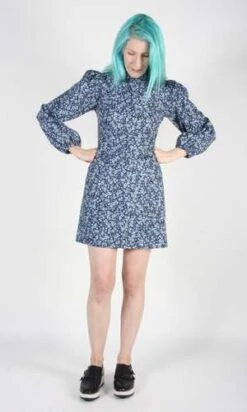 Birds Of North AmericaNyctale Dress - Forget-Me-Not -CYNTHIA Clothing Shop Nyctale Dress Forget Me Not 20230713004237 1