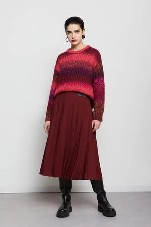 Ottod'AmeKilt Style Skirt - Barolo 4 Ottod'AmeKilt Style Skirt - Barolo - Image 2
