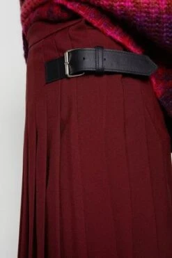 Ottod'AmeKilt Style Skirt - Barolo 10 Ottod'AmeKilt Style Skirt - Barolo -CYNTHIA Clothing Shop Ottod Ame Kilt Style Skirt Barolo 20230928220626 1