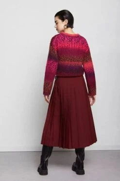 Ottod'AmeKilt Style Skirt - Barolo 9 Ottod'AmeKilt Style Skirt - Barolo -CYNTHIA Clothing Shop Ottod Ame Kilt Style Skirt Barolo 20230928220626