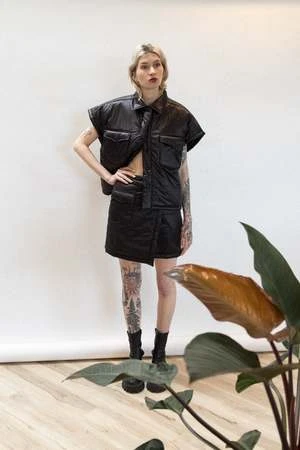 Oval SquareOSPunk Skirt - Black 7 Oval SquareOSPunk Skirt - Black - Image 5