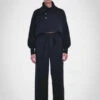Paper LabelSue Belted Pants - Black