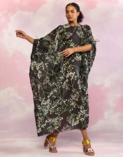 CYNTHIA ROWLEYParos Kaftan Dress - BLKMT 11 CYNTHIA ROWLEYParos Kaftan Dress - BLKMT -CYNTHIA Clothing Shop Paros Kaftan 20230729225412