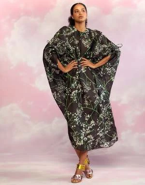 CYNTHIA ROWLEYParos Kaftan Dress - BLKMT 8 CYNTHIA ROWLEYParos Kaftan Dress - BLKMT - Image 6