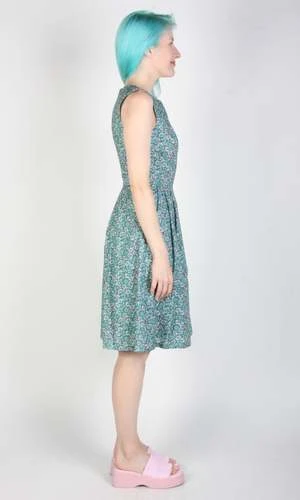 Birds Of North AmericaTiny Town Peafowl Dress - Strawberry Blossom 6 Birds Of North AmericaTiny Town Peafowl Dress - Strawberry Blossom - Image 4