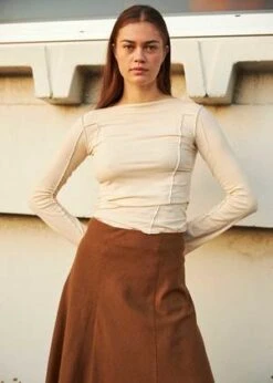 New Products -CYNTHIA Clothing Shop Penny Sage Frances Skirt Tobacco 20230620051840