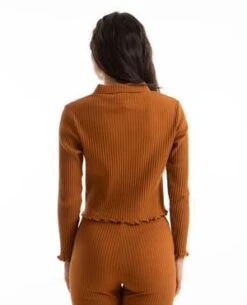 Rita RowPike Top - Brown -CYNTHIA Clothing Shop Pike Top 20231012002658