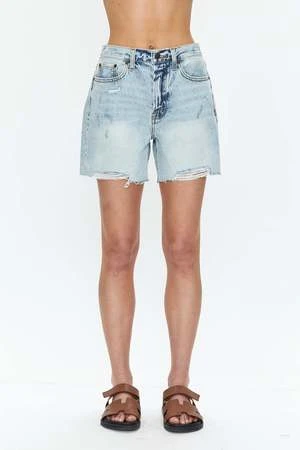 PistolaDevin High Rise Mom Cut Off - St Tropez 4 PistolaDevin High Rise Mom Cut Off - St Tropez - Image 2