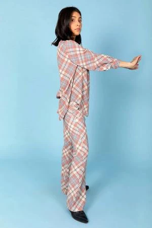 RollasPlaid Bootcut Pant - Pomegranate 4 RollasPlaid Bootcut Pant - Pomegranate - Image 2