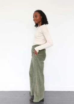 CP SHADESPolly Wide Wale Corduroy Pant - Millstone -CYNTHIA Clothing Shop Polly Wide Wale Corduroy Pant Millstone 20230915051500 1