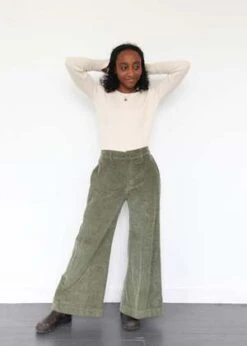 CP SHADESPolly Wide Wale Corduroy Pant - Millstone -CYNTHIA Clothing Shop Polly Wide Wale Corduroy Pant Millstone 20230915051500