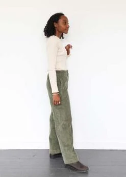 CP SHADESPolly Wide Wale Corduroy Pant - Millstone -CYNTHIA Clothing Shop Polly Wide Wale Corduroy Pant Millstone 20230915051500 3