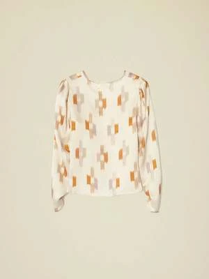 XirenaPrisca Top - Cream Ikat 7 XirenaPrisca Top - Cream Ikat - Image 5