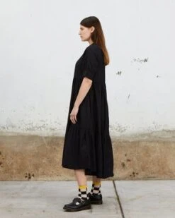 Ali GoldenRaglan Tiered Dress - Black 11 Ali GoldenRaglan Tiered Dress - Black -CYNTHIA Clothing Shop RAGLAN TIERED DRESS BLACK 20210905000748 1