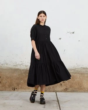 Ali GoldenRaglan Tiered Dress - Black 5 Ali GoldenRaglan Tiered Dress - Black - Image 3