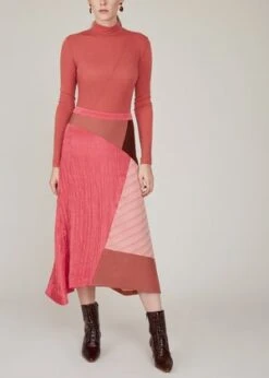 Rejina PyoAva Skirt - Japanese Wool Suiting Mix