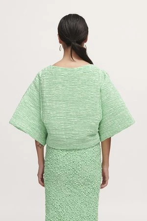 Rachel ComeySomera Top - Lime Smocked Cotton 8 Rachel ComeySomera Top - Lime Smocked Cotton - Image 6