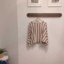 Black CraneRec Top - Print