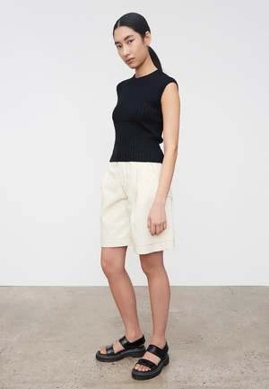 KowtowRib Knit T Shirt - Black 5 KowtowRib Knit T Shirt - Black - Image 3