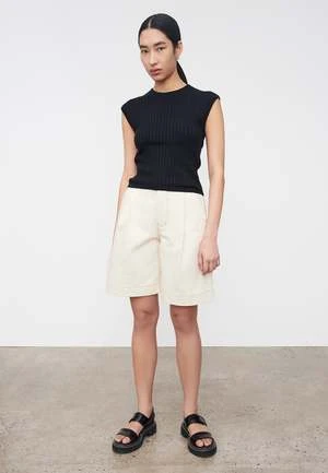 KowtowRib Knit T Shirt - Black 6 KowtowRib Knit T Shirt - Black - Image 4