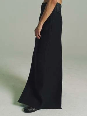 RierUtility Long Walker Skirt - Black 5 RierUtility Long Walker Skirt - Black - Image 3