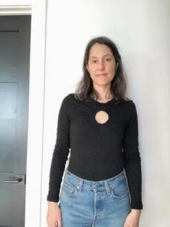 Rita RowMargo Knit Top - Black