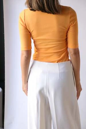 Rosetta GettyPolo T Shirt - Tangerine 4 Rosetta GettyPolo T Shirt - Tangerine - Image 2