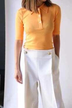 Rosetta GettyPolo T Shirt - Tangerine