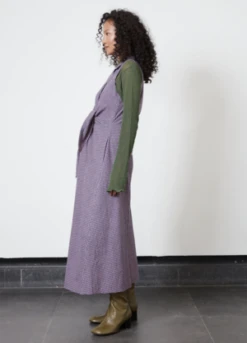 RUJUTA SHETHEmily Dress - Mauve Check -CYNTHIA Clothing Shop Rujuta Sheth Emily Dress 20231017064042 2