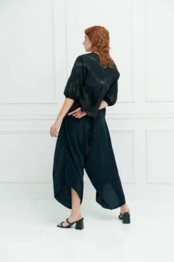 RUJUTA SHETHHarem Pants - Black 9 RUJUTA SHETHHarem Pants - Black -CYNTHIA Clothing Shop Rujuta Sheth Harem Pants Black 20230224170111 3