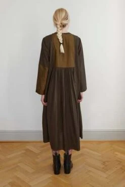 Tidy Street General StoreRunaway Bicycle Panelled Dress - Brown -CYNTHIA Clothing Shop Runaway Bicycle Panelled Dress 20231009121014 2