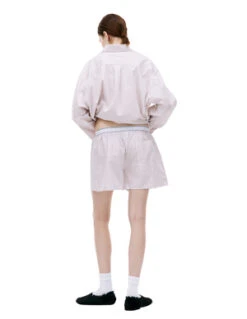 Sporty & RichSPORTY And RICH Striped Cotton Shorts -CYNTHIA Clothing Shop SPORTY RICH Striped cotton shorts 20231027062344 1