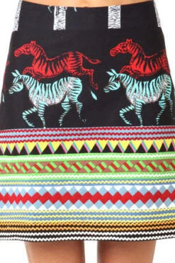 SunoSUNO A Line Mini Skirt - Black/Multi -CYNTHIA Clothing Shop SUNO A Line Mini Skirt 20220811151725 1