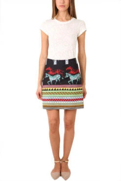 SunoSUNO A Line Mini Skirt - Black/Multi -CYNTHIA Clothing Shop SUNO A Line Mini Skirt 20220811151725 2