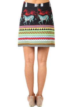 SunoSUNO A Line Mini Skirt - Black/Multi -CYNTHIA Clothing Shop SUNO A Line Mini Skirt 20220811151725