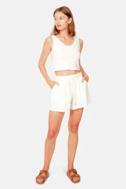 Blue&CreamSam Short Shorts - Chic Cream 11 Blue&CreamSam Short Shorts - Chic Cream -CYNTHIA Clothing Shop Sam Short Shorts Chic Cream 20220914040625 1