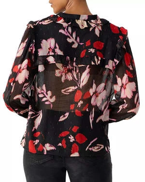 SanctuaryWinter Wish Blouse - Poinsettia 4 SanctuaryWinter Wish Blouse - Poinsettia - Image 2