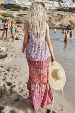 SPELL & THE GYPSY COLLECTIVESienna Maxi Skirt - Fuschia -CYNTHIA Clothing Shop Sienna Maxi Skirt 20231018024125 1