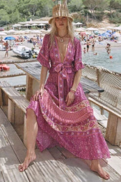 SPELL & THE GYPSY COLLECTIVESienna Maxi Skirt - Fuschia -CYNTHIA Clothing Shop Sienna Maxi Skirt 20231018024126