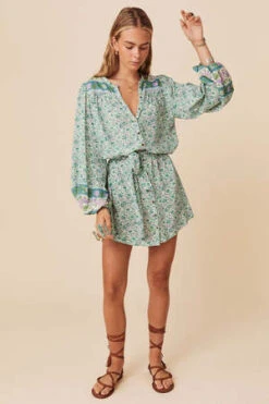 SPELL & THE GYPSY COLLECTIVESienna Tunic Dress - Jade -CYNTHIA Clothing Shop Sienna Tunic Dress 20231018024156 2