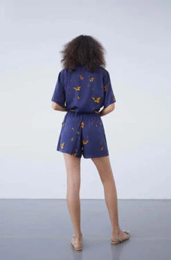 Silk LaundryBOXER SHORTS - MONARCH NIGHT SKY -CYNTHIA Clothing Shop Silk Laundry BOXER SHORTS MONARCH NIGHT SKY 20220317033322 1