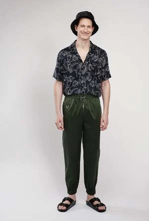 Silk LaundrySilk Track Pants - Cedar 6 Silk LaundrySilk Track Pants - Cedar - Image 4