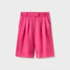Silk LaundryTwill Double Pleated Shorts - Lemuria -CYNTHIA Clothing Shop Silk Laundry Twill Double Pleated Shorts Lemuria 20220822185543