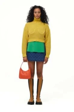 Simon MillerVIVA SKIRT - DARK INDIGO WASH