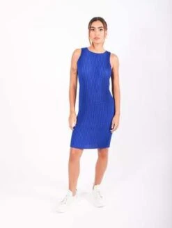 Issey MiyakeSpongy Mini Dress - Blue 12 Issey MiyakeSpongy Mini Dress - Blue -CYNTHIA Clothing Shop Spongy Mini Dress in Blue by Issey Miyake 20231101144551 2