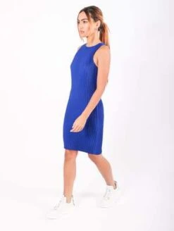 Issey MiyakeSpongy Mini Dress - Blue 10 Issey MiyakeSpongy Mini Dress - Blue -CYNTHIA Clothing Shop Spongy Mini Dress in Blue by Issey Miyake 20231101144551