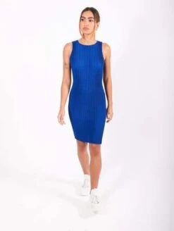 Issey MiyakeSpongy Mini Dress - Blue 13 Issey MiyakeSpongy Mini Dress - Blue -CYNTHIA Clothing Shop Spongy Mini Dress in Blue by Issey Miyake 20231101144551 3